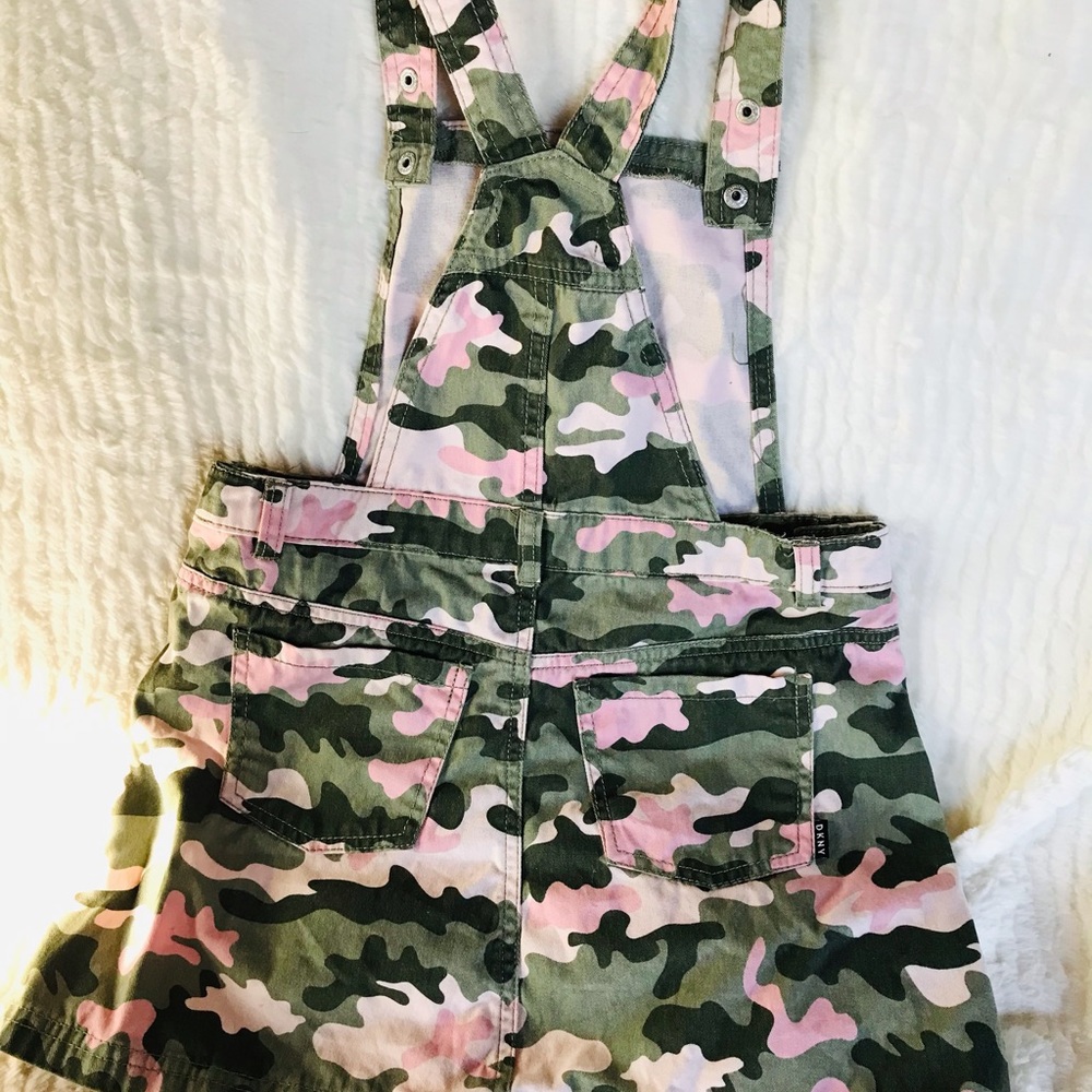DKNY girls camo overalls - Picture 3 of 8